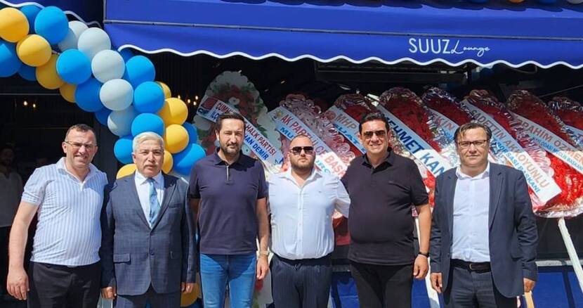 SECER UZKINAYIN AÇMIŞ OLDUĞU SUUZ LOUNGE CAFE'NİN AÇILIŞINA KATILDIK