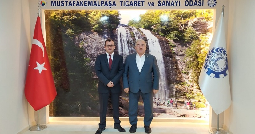 CHP Bursa Milletvekili Aday Adayı Gürkan ESEN Yönetim Kurulu Başkanımız Tekin UZKINAY'a ziyarette bulundular.