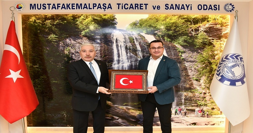 İlçe Belediye Başkanımız Mehmet KANAR, Ak Parti ve MHP Heyetleri Odamızı Ziyaret ettiler.