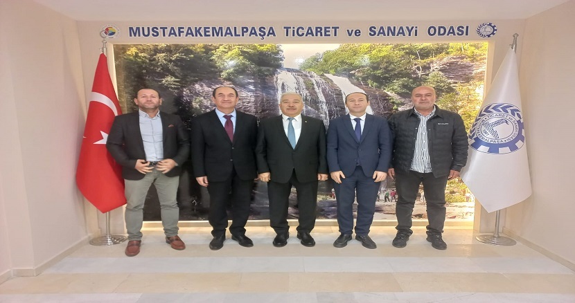 Mustafakemalpaşa Kaymakamı Ahmet ALTINTAŞ ve Cumhuriyet Başsavcısı Nurettin Güner'den Odamıza ziyaret