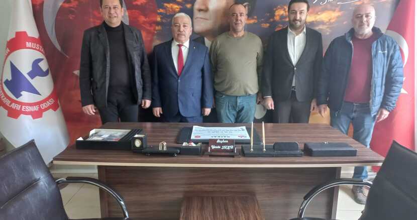 Madeni Eşya Sanatkârları Esnaf Odası  Başkanı Yasin SÜTÇÜ'ye Ziyarette bulundular.